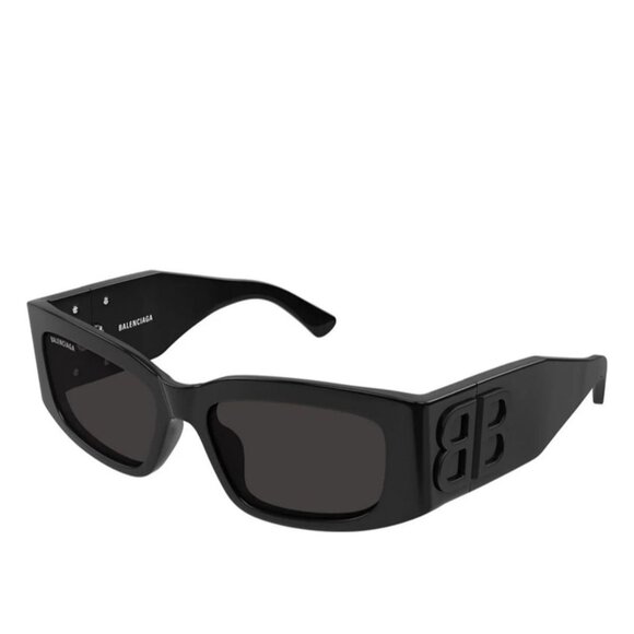 NEW BALENCIAGA SUNGLASSES BB0360S 001 BLACK WOMEN EYEWEAR - Picture 4 of 5